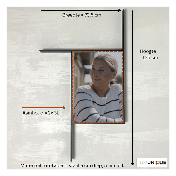 Urne als Fotokader - Ameaux XL