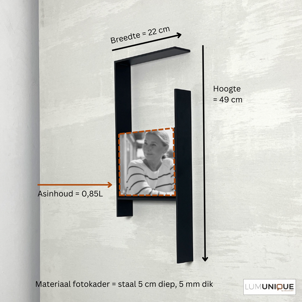 Urne als Fotokader - Luneaux Medium