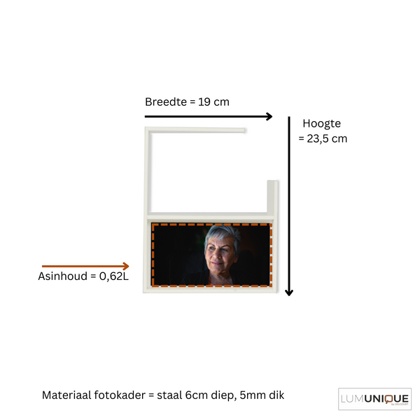 Urne als Fotokader - Verdeaux Small