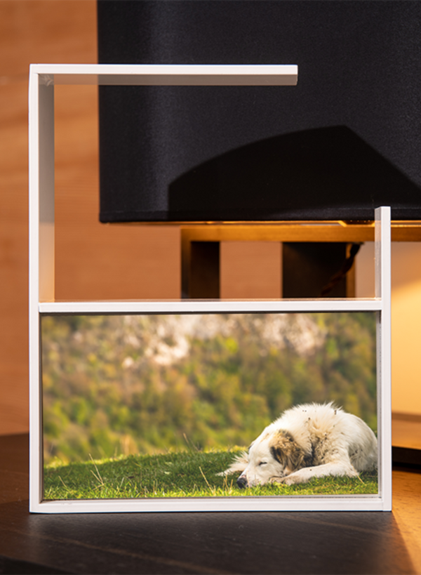 Dierenurne Verdeaux Small - Fotokader als urne voor dieren