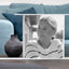 Urne als Fotokader Luneaux
